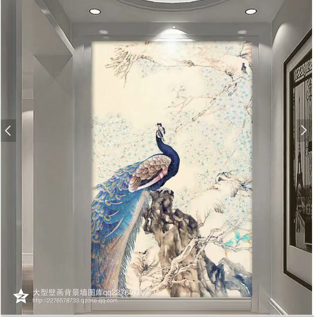 新中式花开富贵孔