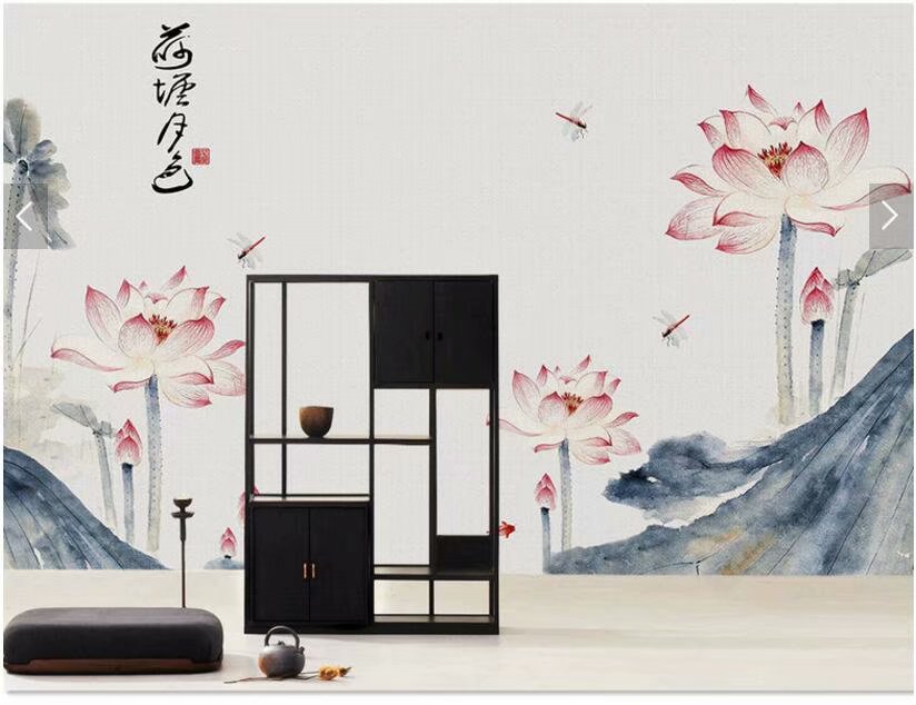 淡雅荷花荷叶禅意