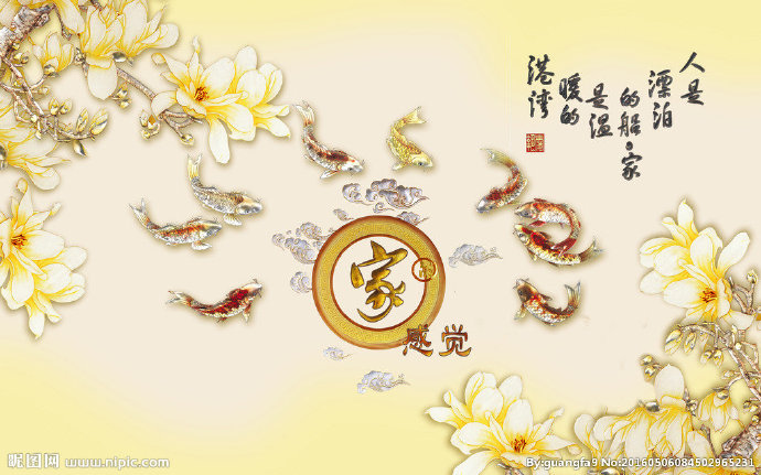 G彩雕背景墙背景