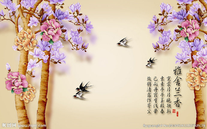 G彩雕背景墙背景