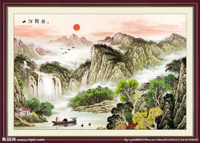G江山锦绣背景墙