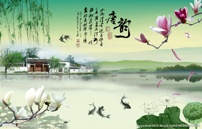 G池塘荷花背景移