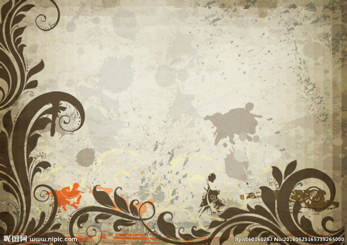 G黑色复古背景背