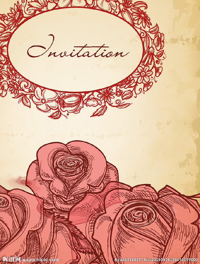 G复古水彩背景背