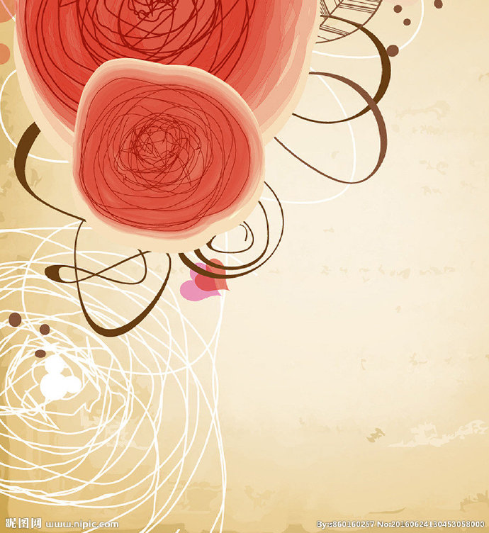 G复古水彩背景背