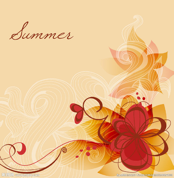 G复古水彩背景背