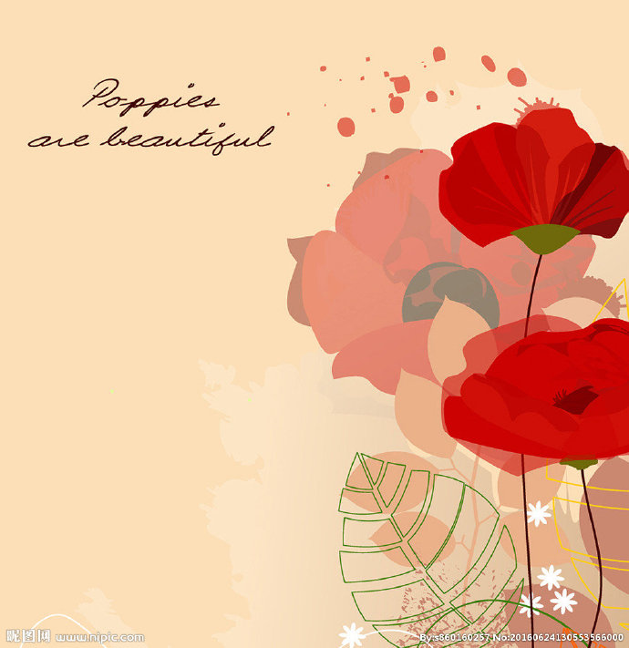 G复古水彩背景背