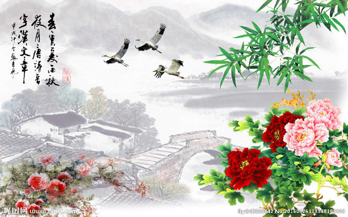 G山水情电视背景