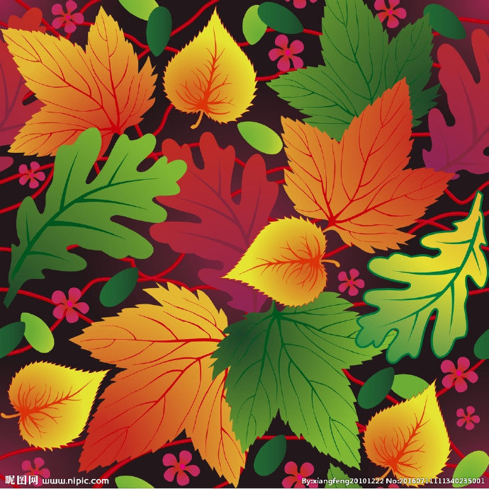 G树叶背景背景墙