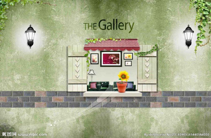 G欧式背景墙背景