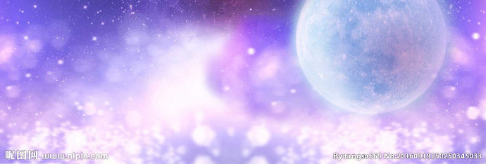 G星空月亮背景图