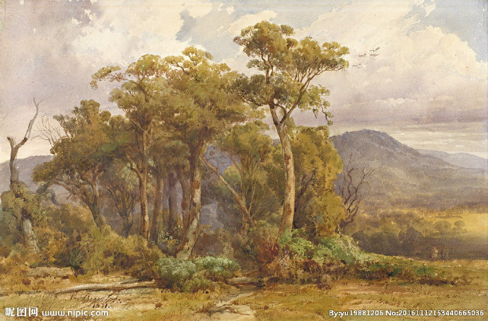 G欧式风景油画背