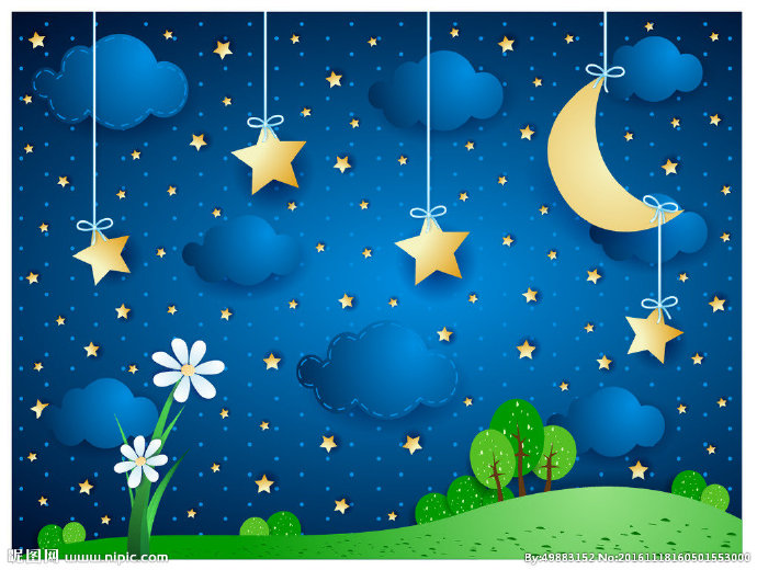 G星空背景背景墙
