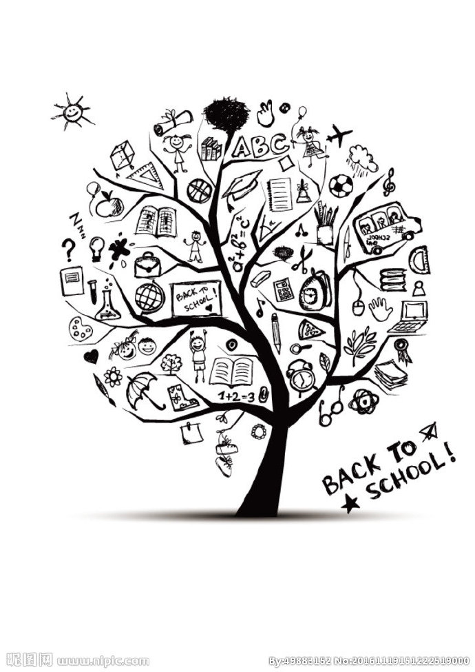 G创意大树背景墙