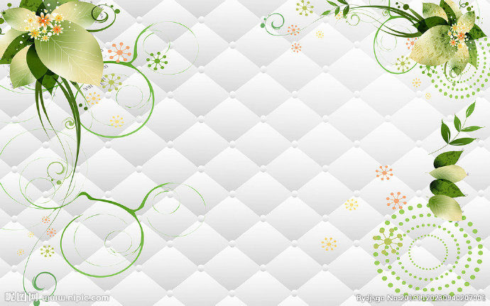 G花鸟背景墙背景