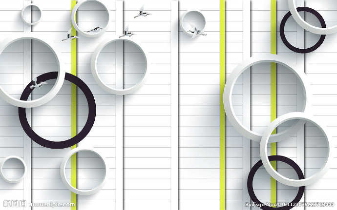 G花鸟背景墙背景