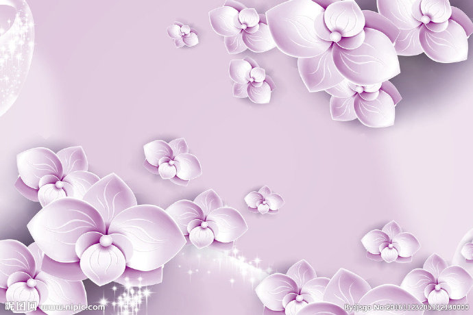 G花鸟背景墙背景