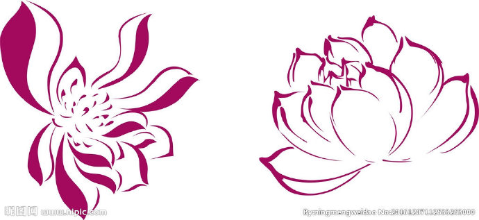 G荷花背景墙莲花
