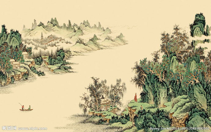 G中式山水画系列