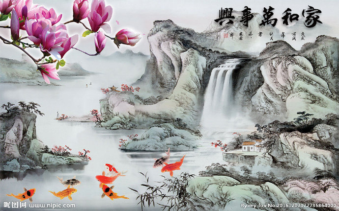 G中式山水图片素