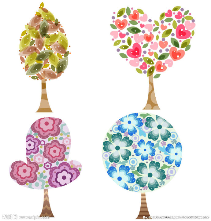 G装饰树背景墙装