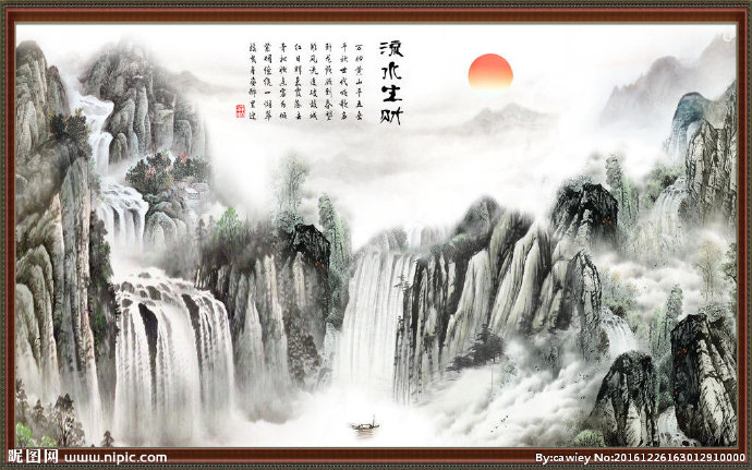G流水生财中式山