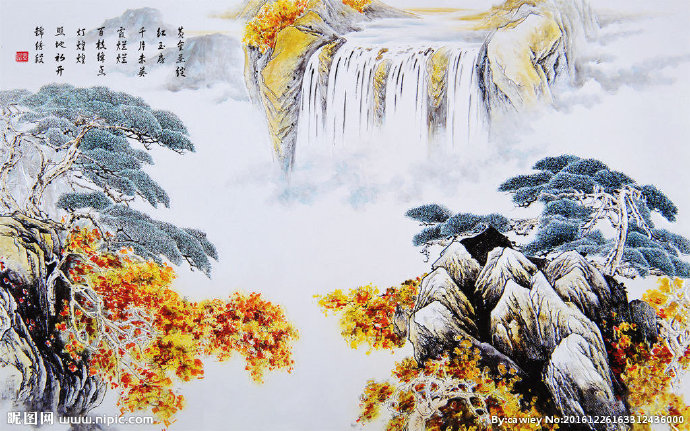 G山中秋色中式国