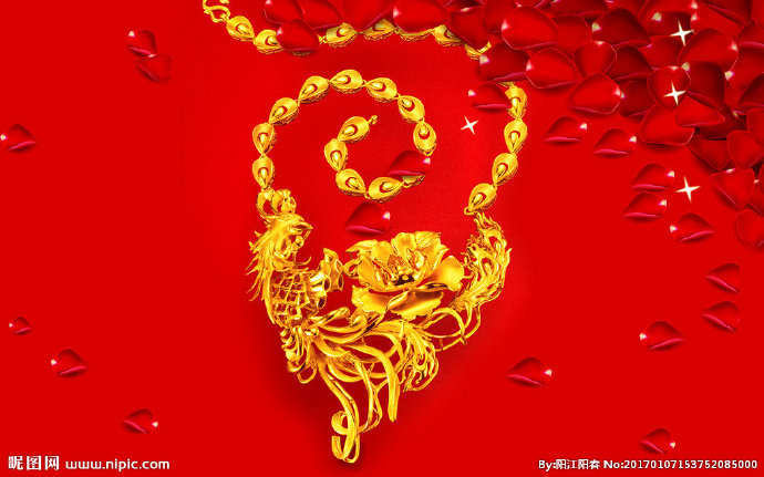 G玫瑰花瓣黄金珠