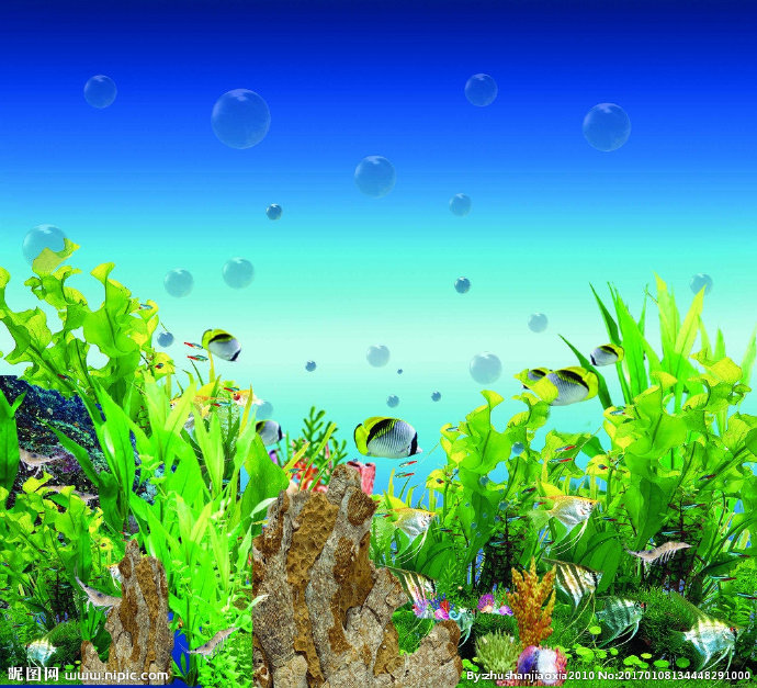 G海底世界背景墙