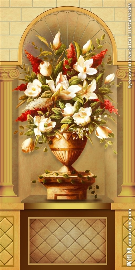 G3D时尚百合花