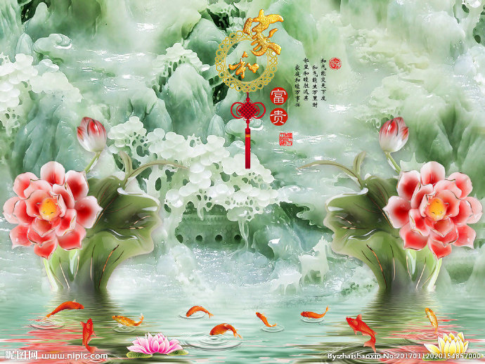 G玉雕背景墙玉雕