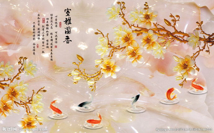 G玉雕背景墙背景