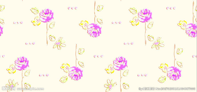 G玫瑰花无缝拼接