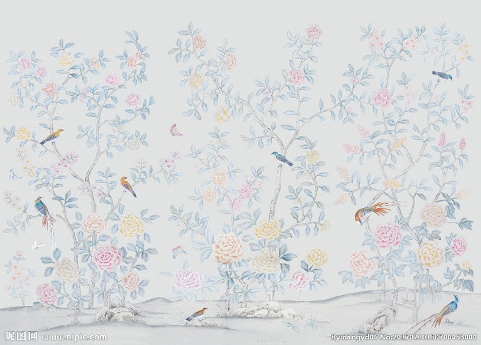 G树枝壁纸背景墙