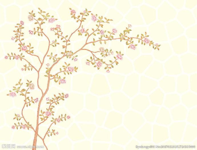 G树枝壁纸背景墙