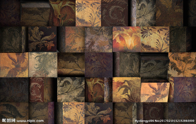 G复古立体壁纸背