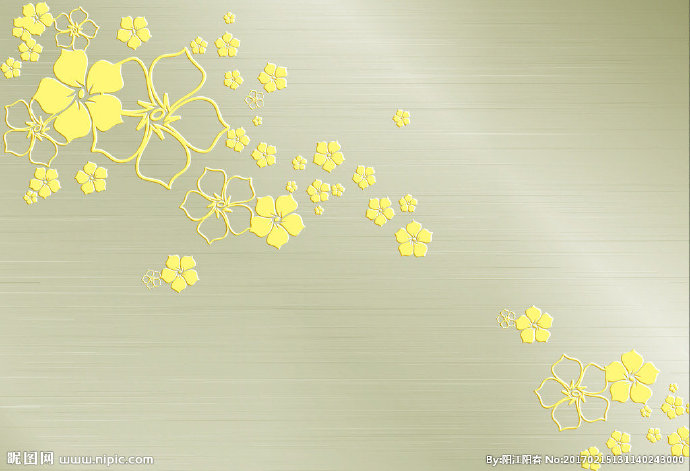 G欧式花朵背景墙