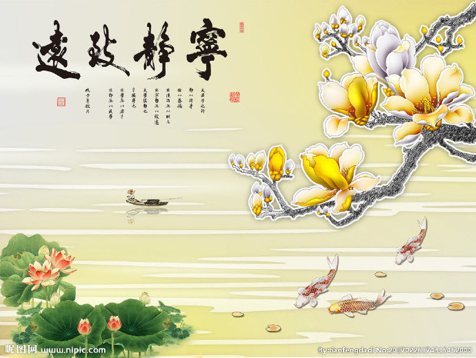 G彩雕兰花背景墙