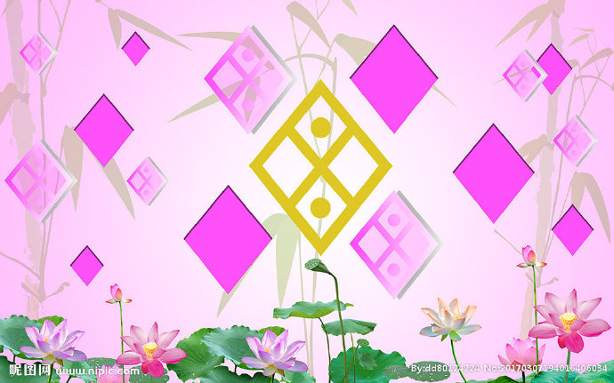 G现代荷花梦幻扑
