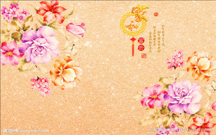G家和富贵手绘花