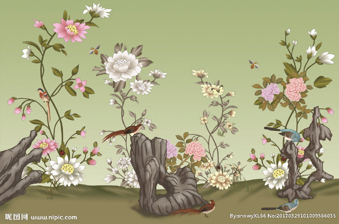 G花卉花鸟图电视