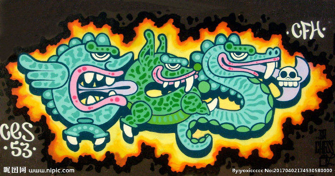 G涂鸦背景咖啡馆