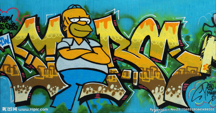 G背景咖啡馆涂鸦