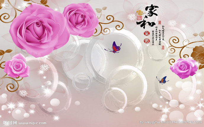 G浪漫时尚3D玫