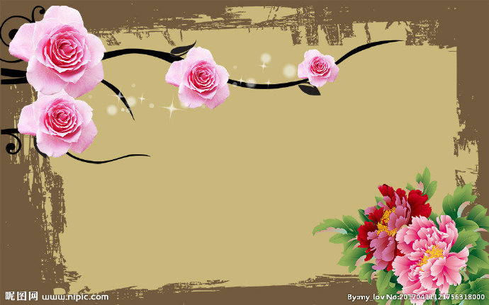 G复古花卉素材背