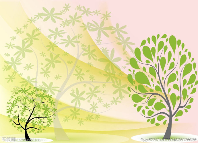 G小树背景墙背景