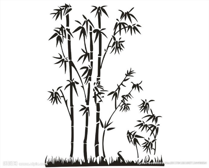 G硅藻泥竹子背景