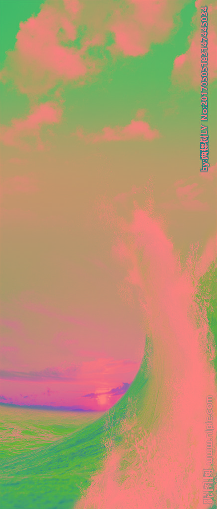 G大海风景背景墙