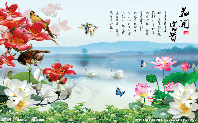 G花开富贵荷花山