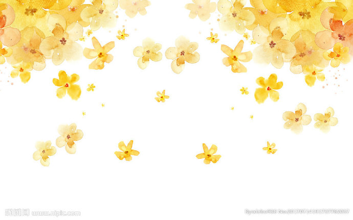 现代简约田园花朵